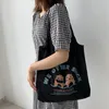 Akşam çantaları moda turuncu tuval çanta kadın edebi Japon öğrenci yeleği ins Basit taşınabilir baskı omuz çanta kadınlar için