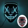 Halloween Neon Mask Led Mask Masquerade Party Masks Light Glow In The Dark Masks Party Cosplay Costume 600pcs DAP494