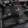 Anpassad lädergolvmatta för Honda Accord 2020 2019 2018 Golvmattor Läder Vattentäta mattor Auto Interiör 09294547370