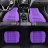 4 pièces course Sport voiture mariée tissu tapis de sol protecteur JDM Style universel étanche antidérapant Auto intérieur tapis 0929