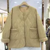 Para mujer abajo parkas chaqueta de invierno mujer moda outwear chaquetas casuales tops sólidos allmatch simple fresco elegante abrigo de mujer abrigo suelto espesar abrigos 220929