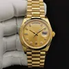 EW factory ETA Movement Automatic Mechanical Watch Day date 128238 36mm Sapphire Mirror Gold 904L Steel Waterproof Men's Watches