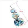 Anhänger Halsketten Natürliche Zealand Abalone Shell Edelstein Stein Perlen Anhänger Halskette Frauen Schmuck N3641 Drop Lieferung 2021 NE Carshop2006 Dhycn