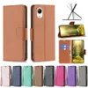 Litchi-Leder-Geldbörsen-Hüllen für Samsung Galaxy M14 5G A24 A23E A04 4G S21 FE A32 4G Huawei P50 Pro Leechee-Halter Kredit-ID-Kartensteckplatz Flip-Cover PU-Buch Männer Klassische Tasche