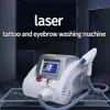 Lasermaskin Q Switched ND Yag Laser Tatuering Borttagning Maskin Eyebrow Washing Black Doll Carbon Peel Skin Beauty Spa Salon