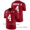 Mens Jalen Hurts Crimson Tide College Football Jersey 2022 여성 10 Mac Jones Jr. Dylan Moses 9 Bryce Young 4 Brian Robinson Youth Alabama