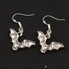 Dangle Chandelier Flying Bat Animal Dangle Chandelier Boucles d'oreilles 925 Sier Fish Ear Hook 40Pairs / Lot E979 32.6X23.9Mm Drop Delivery 202 Otvyf