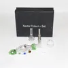 hookahs Glass Nectar Set for Smoking with 14mm Titanium Tips Keck Clip Reclaimer Nector Kit