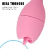 Kosmetyki Plug and Play Ball Ball Język Licking Vibrator dla kobiet łechtaczki lizawki Analne zabawki Dildo żeńska masturbator seksowny erotyczny