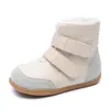 Boots märke Real Goat Fur Baby Boy Winter Snow Kids Boys Shoes Bareanuine Leather Australia Ankle T220928