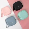 Lagerung Taschen PU Tampon Tasche Wasserdichte Sanitär Pad Beutel Frauen Serviette Handtuch Kosmetik Organizer Damen Make-Up Halter