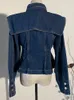 Women S Jackets eam roould fit blue pocket denim big size jacket appel long sleeve women coat fashion spring antumn 1de3357 220929