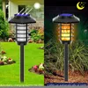 Led Solar Lawn Lamp Outdoor Waterproof Courtyard Flame Villa Plug Garden Lighting Landscape Spotlight Lights