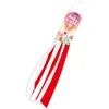 Dekoracyjne figurki 100 cm Spring Floral Windsock Outdoor Dekoracja dekoracji worka wiatrową zarysowanie odporna na wiatrówkę wietrzną