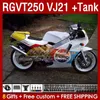 Zestaw Fairings Zbiornik do Suzuki RGVT250 SAPC VJ21 RGV-250CC 88-89 BodyWorks 159NO.59 RGVT-250 RGV-250 RGV250 88 89 RGVT RGV 250 CC 250CC 1988 1989 Fair Blosy White White White White White White White White White White White White Blosy Blosy White White White