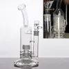 Matrix Perc Glass Hookah Bubbler Smoking Bong Pipes Thick Water Pipe for Dry Herb Dab Rigs Smoking Accessory with 18mm Joint