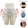 Womens Shapers NINGMI Butt Lifter Control Panties Body Shaper Fake Pad Foam Padded Hip Enhancer Underpants Female Shapewear Hip Up 220929