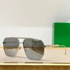 Дизайнерские классические металлические солнцезащитные очки Марка Green Eyewear 1012 Золотая оправа Солнцезащитные очки Мужчины Женщины Зеркальные солнцезащитные очки Полароидные стеклянные линзы occhiali da sole Италия с коробкой