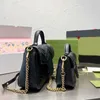 أنيقة مصمم GBAG حقيبة اليد حقائب يدوي نساء رسول الأكياس سلسلة Crossbody حقيبة اليد الجلدية الفاخرة الملمس نقي للألوان محفظة 220905