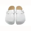 Designer Boston Summer Tofflor Kvinnor Män Kork Platt Tofflor Modedesign Fritidsskor Läder Sandal Favorit Beach Sandaler Träskor Arizona Mayari