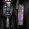 Decorazioni per interni Strass Crystal Luxury Car Seat Belt Cover Pad Volante Accessori auto