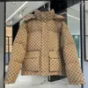 남성 겨울 다운 재킷 짧은 여성 디자이너 모자 칼라 커플 파커 두꺼운 느슨한 코트 야외 따뜻한 빵 방수