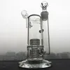 Matris perc glas vattenpipa bubblare rökande bong rör tjockt vattenrör för torra ört dabb riggar rökning tillbehör med 18 mm fog