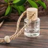 Car perfume bottle home diffusers pendant ornament air freshener for essential oils fragrance empty glass bottles GCB15904