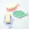Mignon de savon de forme de baleine Déthoises en plastique Placier de savons drainables plateau à plat