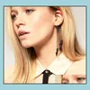 Ear Cuff Diseñador punk europeo y americano Earless Lug con Fashional Orignal Long Tassels Ear Cuff Gd