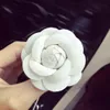 Pins Brooches Camellia Brooch Pin Flower Leather For Women Drop Delivery 2022 Amajewelry Amifa