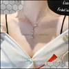 Pendentif Colliers Zircon Fée Huit Awn Star Pendentif Collier En Acier Titane Clavicule Chaîne Filles Bijoux Accessoires Pour La Fête Drop Dht1M