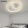 Потолочные светильники Современная умная светодиодная гостиная простая атмосферная цельная домашняя освещение