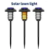 Led Solar Lawn Lamp Outdoor Waterproof Courtyard Flame Villa Plug Garden Lighting Landscape Spotlight Lights