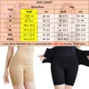 Shapers Womens Lanfei Feminino Feminino Controle de Tommes Shapewear Shapewear Alta Cintura Treinador Corpo Shaper Shorts Taxa Slim Ciúdas de cinto com gancho 220929