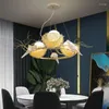 Hanger lampen vogelnestrestaurant kroonluchter vertakt drie hoofd woonslaapkamer lamp Noordmatig licht creatief gepersonaliseerd