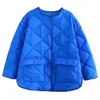 Womens Down Parkas Женская куртка Tine Parkas Pake Button Vintage Fashion Outwear Pocket Blue Poat Зимнее осенние дамы негабаритные бомбардировки TRF 220929