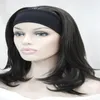Kvinnor peruk kort blanda brun rak dams syntetiska hår cosplay peruker/peruk