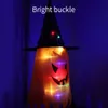 Glowing Halloween vacances LED lumières chapeaux pendentif chapeau de sorcière peut être porté sur la tête jardin maison fête fête fournitures décoration RRE14604