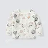 Shirts met lange mouwen voor kinderen Tops afdrukken van sweatshirts voor herfst lente winter kinderkleding