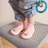 Primeiros caminhantes sapatos de bebê meninas de malha nascidas de malha de malha