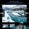 Projecteur intelligent avec WiFi et Bluetooth 15000L 500Ansi 4K 1080P Mémoire 2G/16G Support extérieur Affichage 500" Correction trapézoïdale 4P/4D Zoom 50% Android App Store