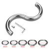 Beauty Items Rvs 5 Size Vertraging Blijvende sexy Speelgoed voor Man Penis Ring Balzakstretcher Scrotum Terughoudendheid Testiculaire Metalen cock