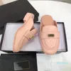 тапочки классическая женщина кожаная удобная мода секс -женские туфли элегантная