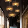 Lampes suspendues Bambou Japonais Zen Art Asie du Sud-Est Style Lumières Suspendues Creative Chinois