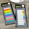 Creative Bonbons Couleur Mignon Auto-Adhésif Bloc-Notes Sticky Scratchpad Portable Pads Note Étiquette Notes 804