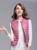 Piumino da donna Parka Donna 90% Piumino d'anatra bianco Gilet da donna Piumino d'anatra ultraleggero Giacca Autunno Inverno Collo tondo Cappotto senza maniche 220929