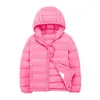 Down Coat 2-14 Years Autumn Winter Light Weight Children's Hooded Down Jackets Kids Clothing Boys Girls Portable Windproof Duck Down Coats T220929