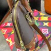 Bolsas de ombro de marca de luxo Alma BB 25cm Moda Bolsas de ombro femininas Bolsas de couro Mensageiro Bolsas de couro Purse de casca