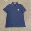 Herrpolos design t-shirt vår sommarfärg ärmar tees semester kort ärm avslappnade bokstäver tryck toppar storlek sortiment s-xxl polo